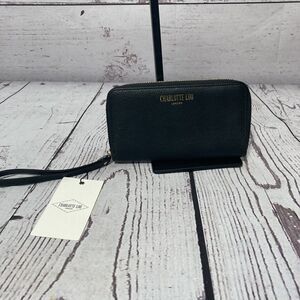 Charlotte Lou London Full Grain Leather Zip‎ Around Rectangle Wallet